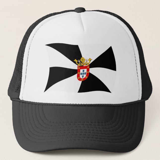 Ceuta Flag Hat Truckerkappe (Vorderseite)