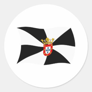 Ceuta-Flaggen-Aufkleber Runder Aufkleber