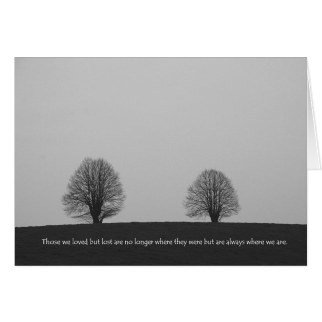 Ceux que nous avons aimés mais perdu (Devant horizontal)