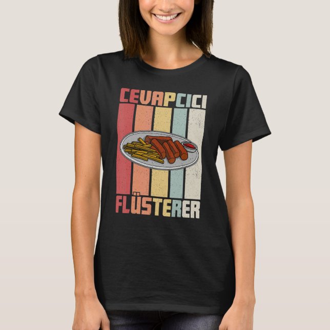 Cevapcici Kebab Balkan cuisine 15 T-Shirt (Vorderseite)