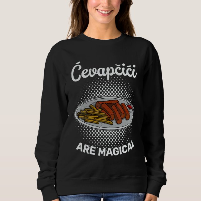 Cevapcici Kebab Balkan cuisine 37 Sweatshirt (Vorderseite)