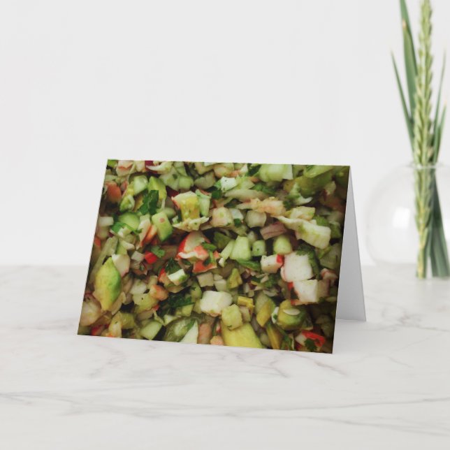 "Ceviche" Get Well Card Karte (Vorderseite)