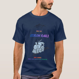 Ceylon Rails Sri Lanka Zug Reise T-Shirt