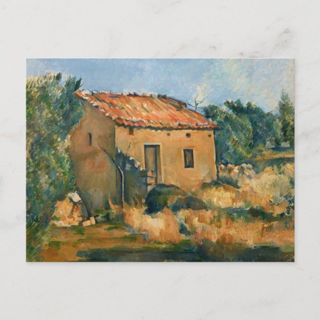 Cezanne - Abandoned House Postkarte (Vorderseite)