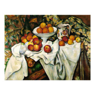 Cezanne - Äpfel und Orangen Fotodruck