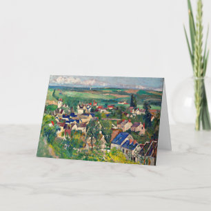 Cezanne - Auvers, Panoramablick, Karte