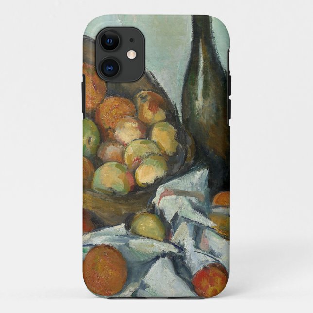 Cezanne Basket Apples Impressionismus Art Case-Mate iPhone Hülle (Rückseite)
