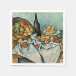 Cezanne Basket Apples Impressionismus Art Serviette
