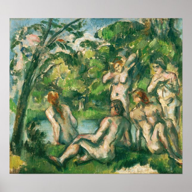 Cézanne - Bathers Poster (Vorne)