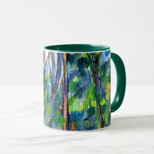 Cezanne - Berühmtes Gemälde im Wald Tasse