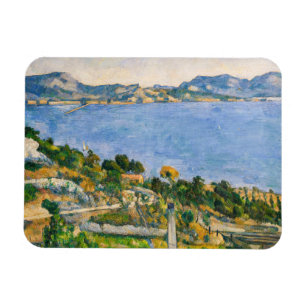 Cezanne - Blick auf den Golf von Marseille von L'E Magnet