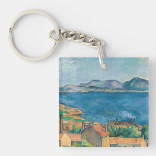 Cezanne - Bucht von Marseille, von L'Estaque aus g Schlüsselanhänger