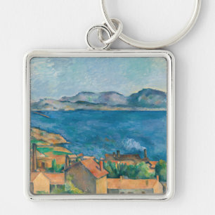 Cezanne - Bucht von Marseille, von L'Estaque aus g Schlüsselanhänger