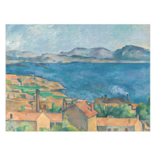 Cezanne - Bucht von Marseille, von L'Estaque aus g Tischdecke