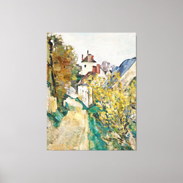 Cezanne, das Haus von Dr. Gachet, Auvers-sur-Oise, Leinwanddruck (Vorderseite)