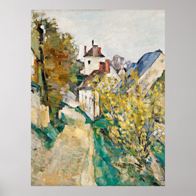 Cezanne, das Haus von Dr. Gachet, Auvers-sur-Oise, Poster (Vorne)