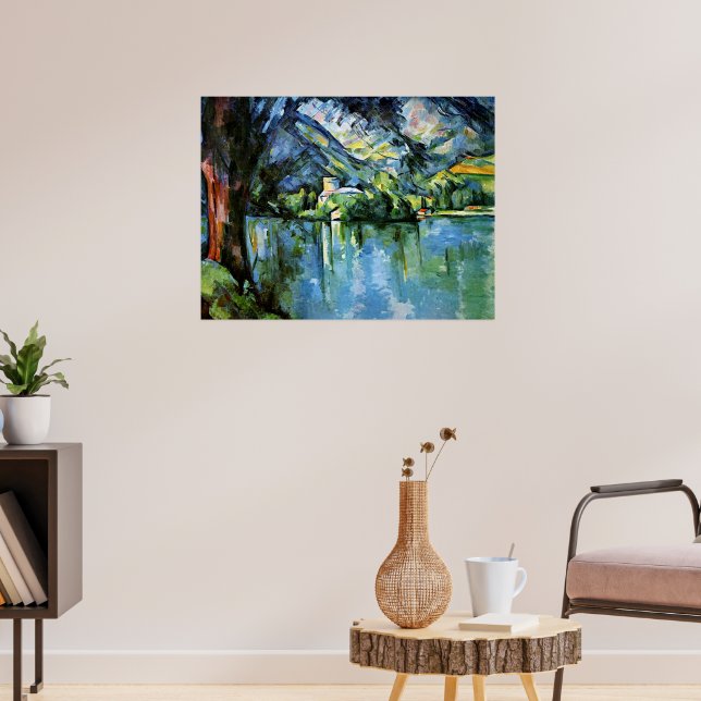 Cezanne - Der Lac d'Annecy Poster (Wohnzimmer 3)