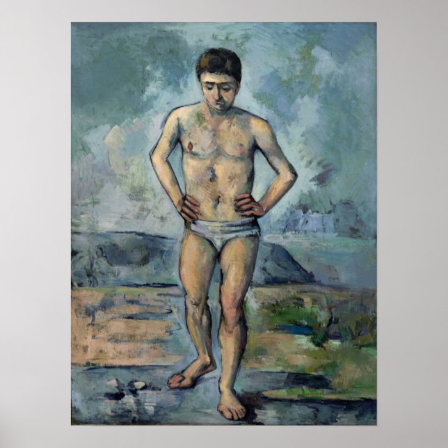 Cézanne - Die große Bather Poster (Vorne)