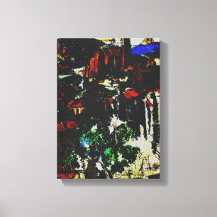 Cezanne Dorf bei Gardanne Leinwanddruck