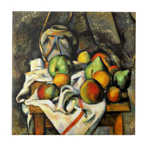 Cezanne - Ginger Jar and Fruit Fliese