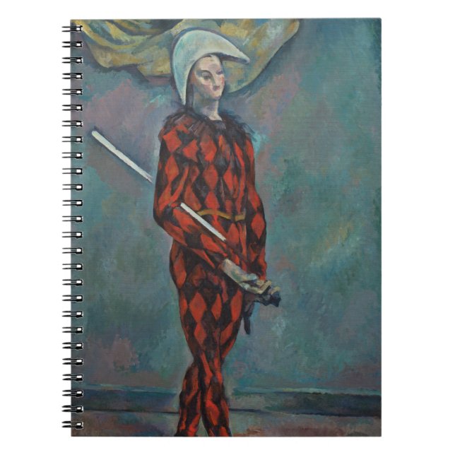Cézanne Harlequin Notizblock (Vorderseite)