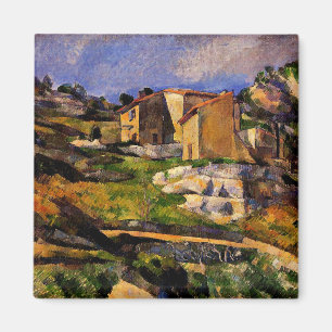 Cezanne - Häuser in der Provence Magnet