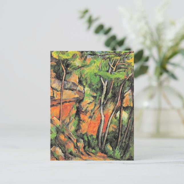 Cezanne - Im Park des Schlosses Noir Postkarte (Stehend Vorderseite)