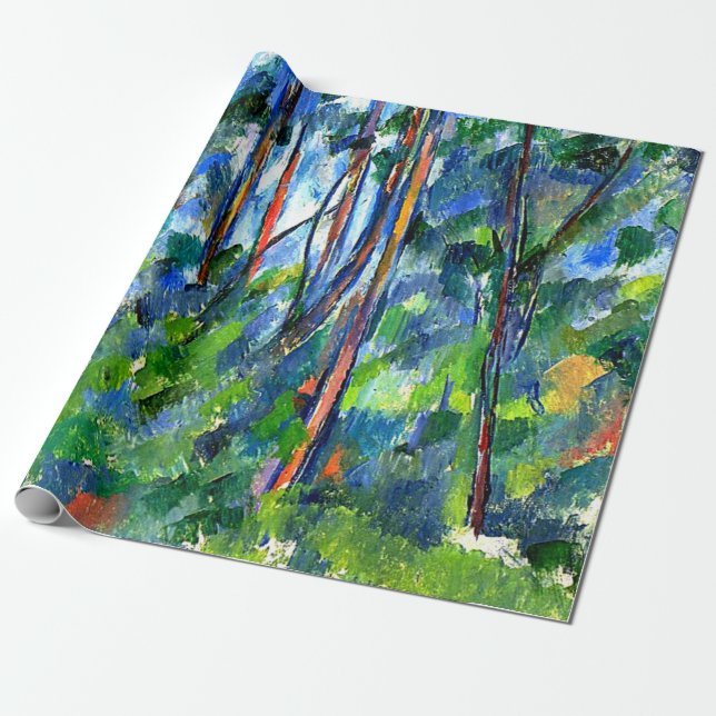 Cezanne - Im Wald Geschenkpapier (Ungerollt)
