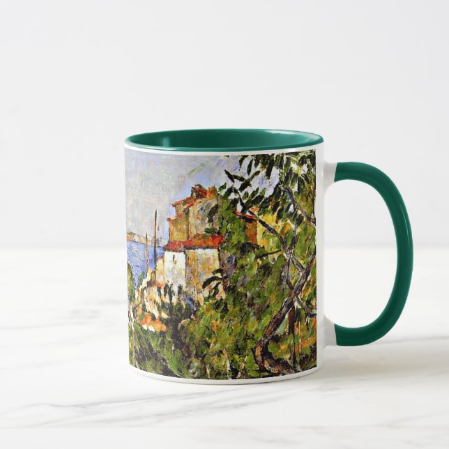 Cezanne - Landschaft, Studie nach der Natur, 1876 Tasse (Rechts)