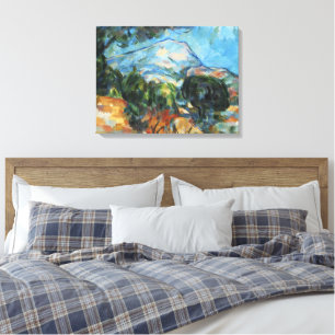 Cézanne Mountains Klassisches impressionistisches Leinwanddruck