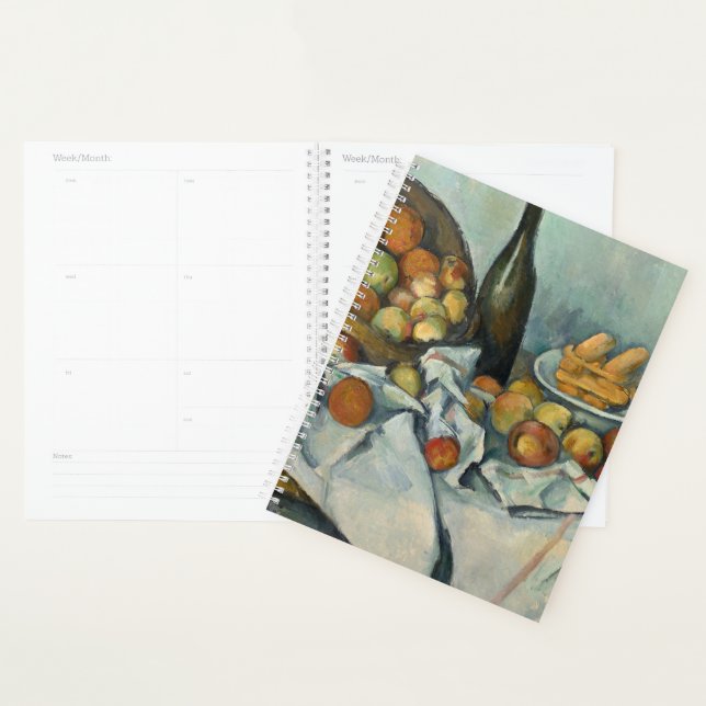 Cezanne Panier Pommes Impressionnisme Art (Devant avec enveloppe)