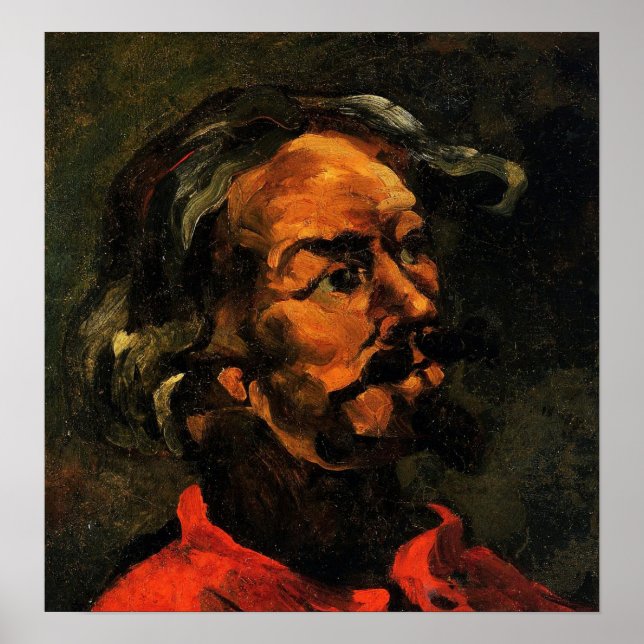 Cézanne - Portrait von Achille Emperaire Poster (Vorne)