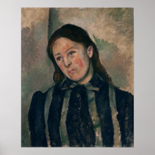 Cézanne - Porträt von Madame Cézanne Poster