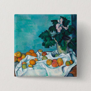 Cezanne Post-Impressionismus Still Life Blume und Button