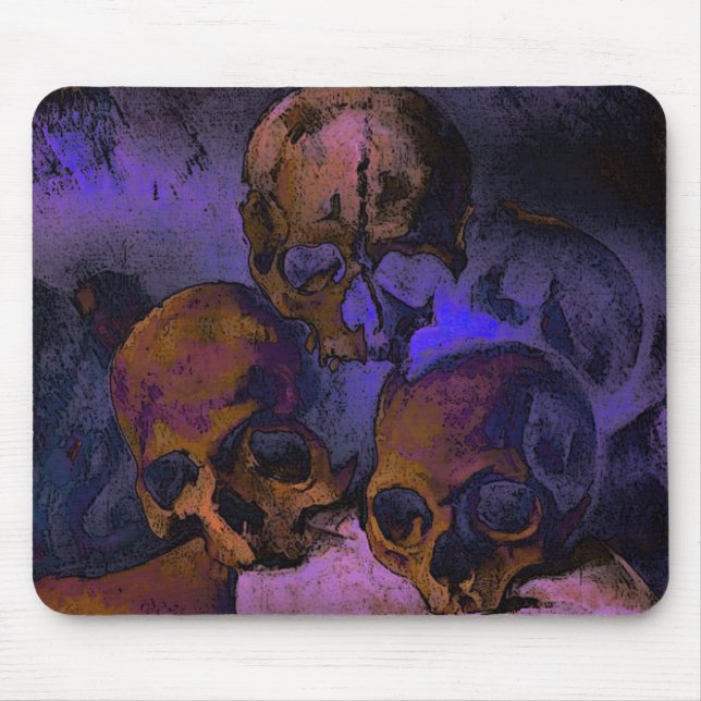 Cezanne Pyramid of Skulls Mousepad (Vorne)