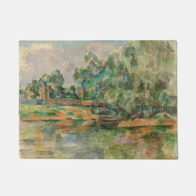 Cezanne Riverbank Doormat Fußmatte (Vorderseite)