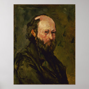 Cézanne - Selbstportrait Poster
