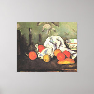 Cezanne - Stilleben mit Früchten Leinwanddruck