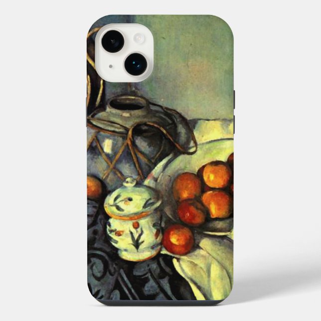 Cezanne - Stillleben mit Äpfeln iPhone 14 Plus Hülle (Rückseite)