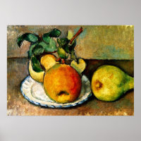 Cezanne - Stillleben mit Äpfeln und Birnen