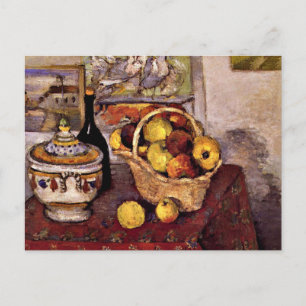 Cezanne - Stillleben mit Tureen Postkarte