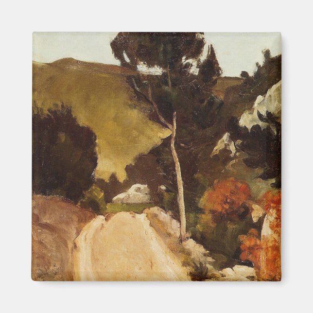 Cezanne - Straße in Provence, Magnet (Vorne)