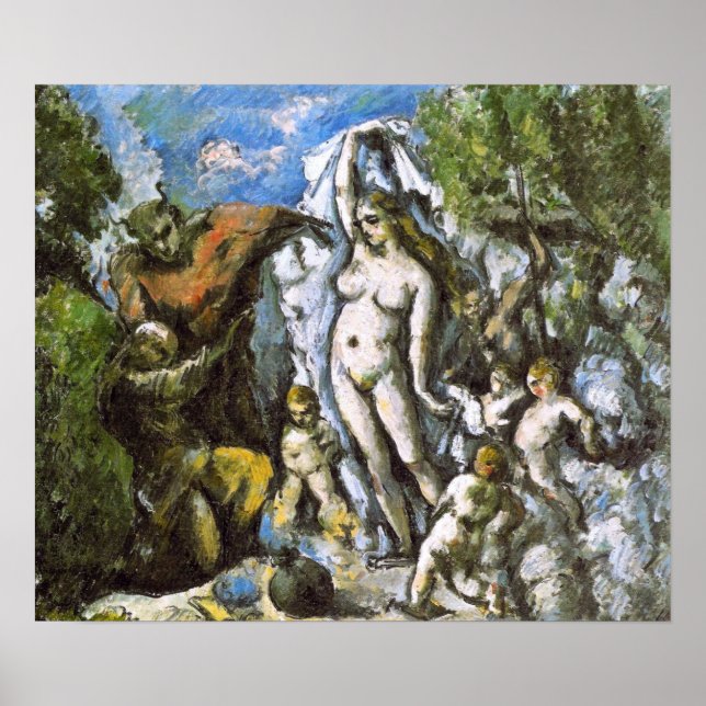 Cézanne - Temptation von St. Anthony Poster (Vorne)