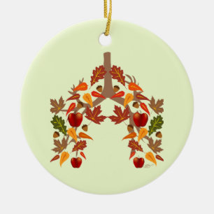CF Fall Keramik Ornament