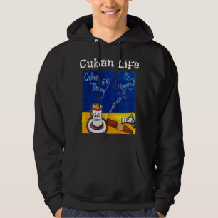 CF Kaffee Cuba Life Coffee Dominoes Funny Cuban Me Hoodie