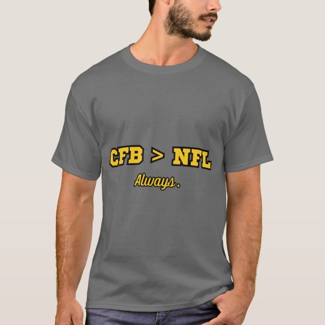 CFB NFL T-Shirt (Vorderseite)
