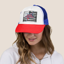 CFHF Navy Flag Trucker Hat Truckerkappe