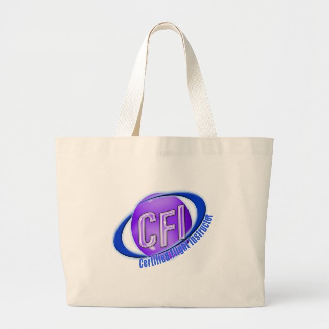 CFI ORB SWOOSH LOGO ZERTIFIZIERTER FLUGZEUG JUMBO STOFFBEUTEL (Vorne)