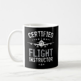 CFI Pilot Fluggeschenk Flying Certified Flight in Kaffeetasse