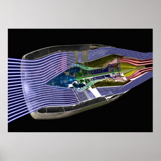 CFM56-5 Turbofan-Jet-Motor Poster